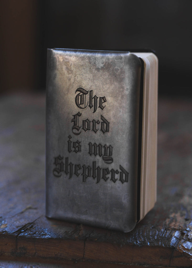 THE LORD IS MY SHEPHERD HEART SHIELD BIBLE