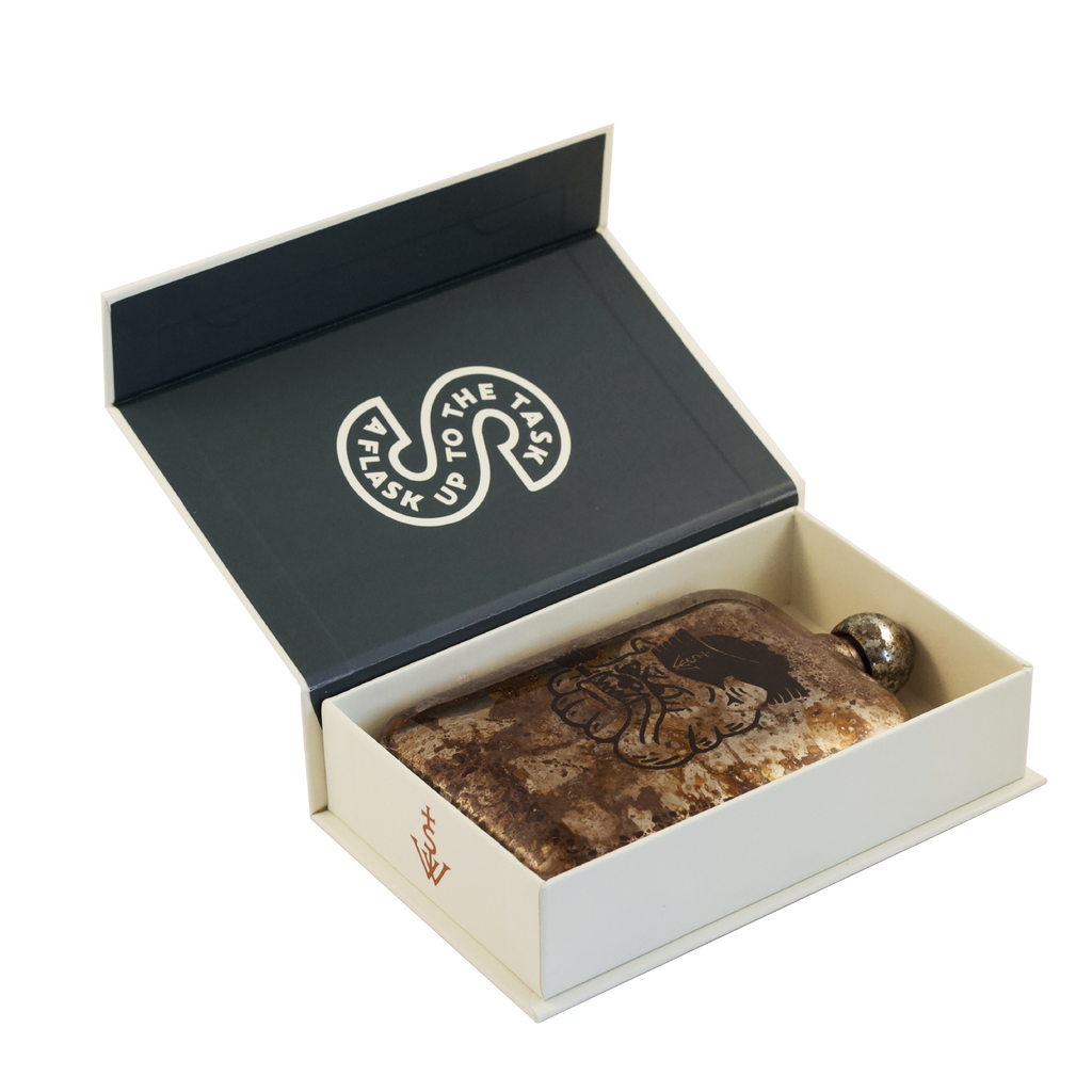 AGNUS DEI WHISKEY FLASK