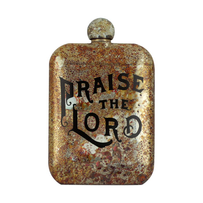 PRAISE THE LORD WHISKEY FLASK